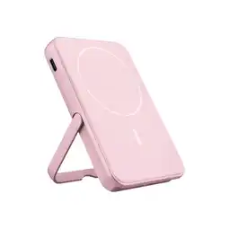 MediaMarkt Fresh 'n Rebel Magnet Wireless 5000 Mah Powerbank Pastel Pink aanbieding