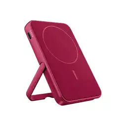 MediaMarkt Fresh 'n Rebel Magnet Wireless 5000 Mah Powerbank Berry Red aanbieding