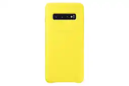 MediaMarkt Samsung Galaxy S10 Leather Cover Geel aanbieding