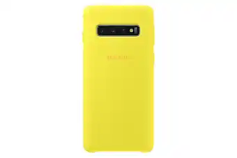 MediaMarkt Samsung Galaxy S10 Silicone Cover Geel aanbieding