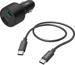 MediaMarkt Hama 201693 Autolader 32w Usb-c/usb-a aanbieding