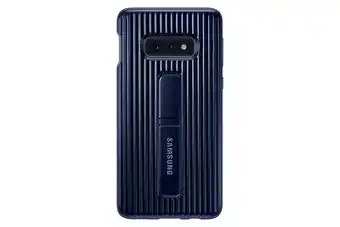 MediaMarkt Samsung Galaxy S10e Protect Stand Cover Blauw aanbieding