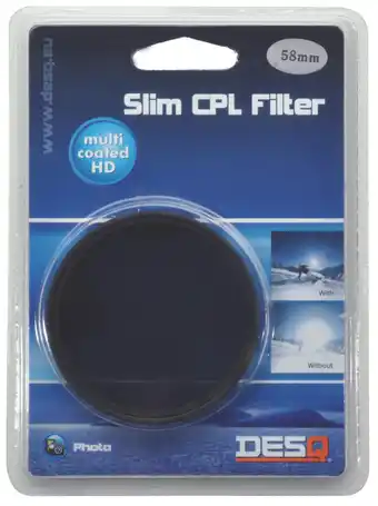 MediaMarkt Desq 58 Mm Filter Hmc Slim Cpl aanbieding