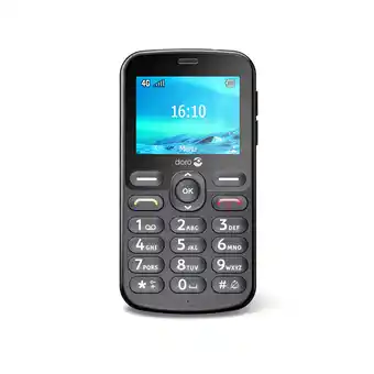 MediaMarkt Doro 1880 Eenvoudige Gsm - 4g Zwart 17 Mb aanbieding