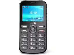 MediaMarkt Doro 1880 Eenvoudige Gsm - 4g Zwart 17 Mb aanbieding