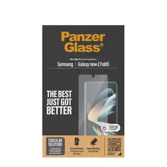 MediaMarkt Panzerglass Galaxy Z Fold5 2024 Uwf Screenprotector Voor Samsung Fold 5 Transparant aanbieding