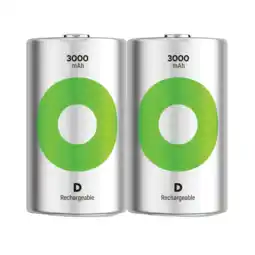 MediaMarkt GP Recyko D 3000mah 2 Stuks Batterij aanbieding