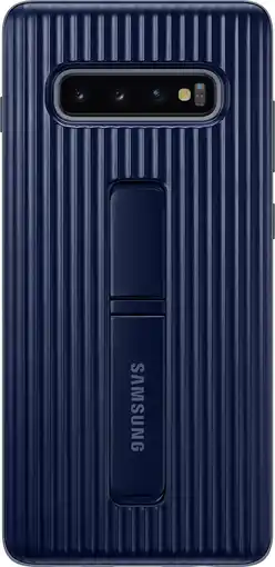 MediaMarkt Samsung Galaxy S10+ Protect Standing Cover Zwart aanbieding