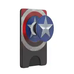 MediaMarkt Popsockets Popwallet+ Marvel - Captain America aanbieding