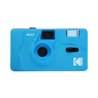 MediaMarkt Kodak M35 Analoge Camera Met Flits Blauw aanbieding