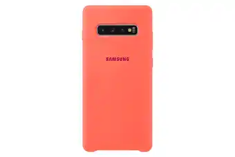 MediaMarkt Samsung Galaxy S10+ Silicone Cover Roze aanbieding