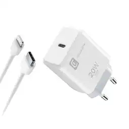 MediaMarkt Cellularline Kit 20 W Pd Usb-c-naar-lightning Thuislader aanbieding