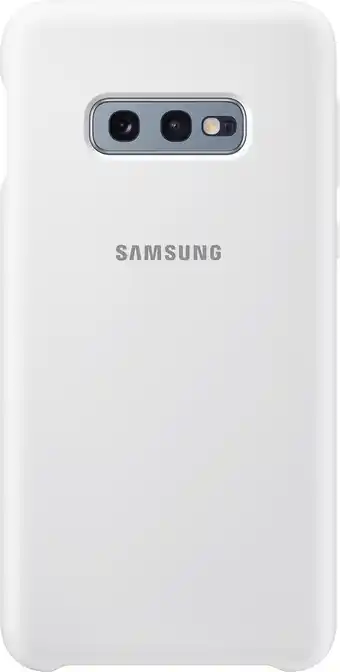 MediaMarkt Samsung Galaxy S10e Silicone Cover Wit aanbieding