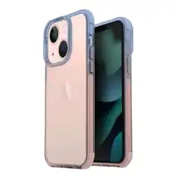 MediaMarkt Uniq Combat Duo Case Voor Iphone 13 Blauw/roze aanbieding