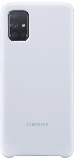 MediaMarkt Samsung Galaxy A71 Silicone Cover Zilver aanbieding