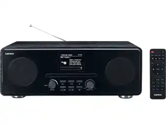 MediaMarkt Lenco Dir-261bk Zwart aanbieding