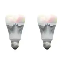 MediaMarkt WIZ Colors Smart Ledlamp E27 2-pack + Afstandsbediening aanbieding