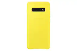 MediaMarkt Samsung Galaxy S10 Plus Leather Cover Geel aanbieding