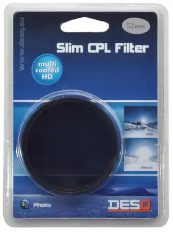 MediaMarkt Desq 52 Mm Filter Hmc Slim Cpl aanbieding