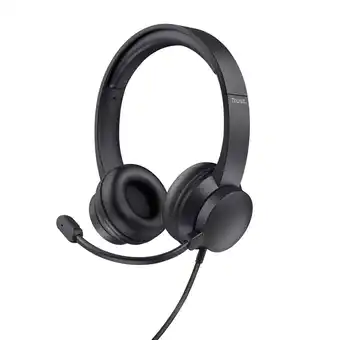 MediaMarkt Trust Ayda - On-ear Pc Headset Usb Zwart Inclusief Volumeregeling aanbieding