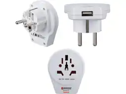 MediaMarkt Hama 223475 Reisadapter World - Europa Usb aanbieding