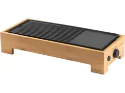 MediaMarkt Domo Plancha Grill Bamboo Style ‘just Us’ Grillplaat Bruin aanbieding