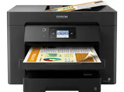 MediaMarkt Epson Workforce Wf-7830dtwf - Printen Kopiëren En Scannen Inkt aanbieding