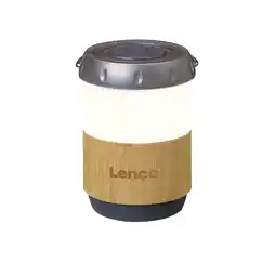 MediaMarkt Lenco Btl-030ba Bluetoothspeaker Met Lantaarn Bruin aanbieding