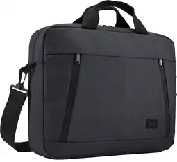 MediaMarkt Case Logic Huxton 14 Inch Laptopattaché Zwart aanbieding