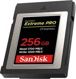 MediaMarkt Sandisk Extreme Pro Cfexpress 256gb aanbieding