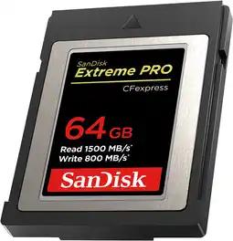 MediaMarkt Sandisk Extreme Pro Cfexpress 64gb aanbieding