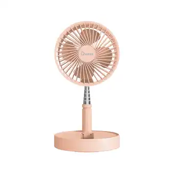 MediaMarkt Qware Qw Snd-fd75pk Mini Desk Ventilator Roze aanbieding