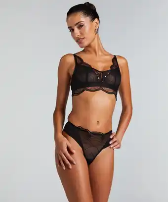 Hunkemoller Hunkemöller Brazilian Ruby Zwart aanbieding