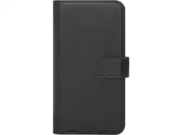 MediaMarkt Caseuals Genuine Leather Wallet Bookcase Telefoonhoesje Voor Samsung Galaxy S24 Plus Zwart aanbieding