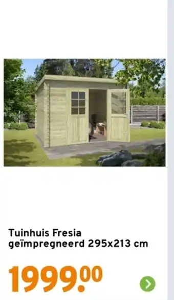 GAMMA Tuinhuis Fresia geïmpregneerd aanbieding