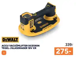 BOUWMAAT Accu vacuumlifter dce590n tegel glasdrager 18V XR aanbieding