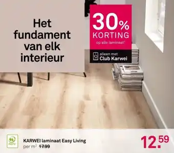 Karwei Karwei laminaat Easy Living aanbieding