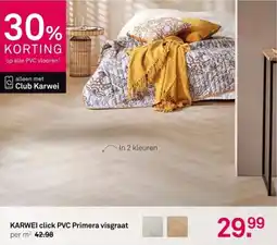 Karwei Karwei click PVC Primera visgraat aanbieding