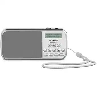 Bol.com TechniSat Techniradio RDR Zakradio DAB+ FM AUX USB Zaklamp Wit aanbieding