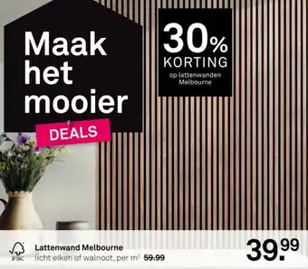 Karwei Lattenwand Melbourne aanbieding