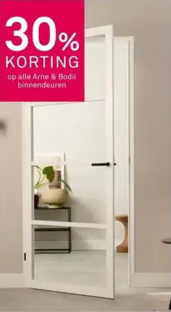 Karwei Op alle Arne & Bodil binnendeuren aanbieding