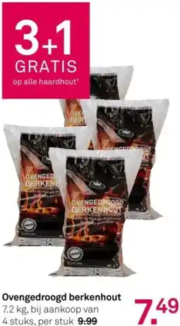 Karwei Ovengedroogd berkenhout aanbieding