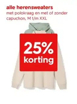 HEMA Alle herensweaters aanbieding