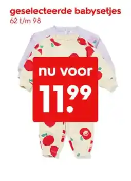 HEMA Geselecteerde babysetjes aanbieding