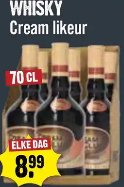 Dirck 3 Whisky Cream likeur aanbieding