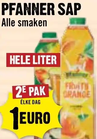 Dirck 3 Pfanner sap aanbieding