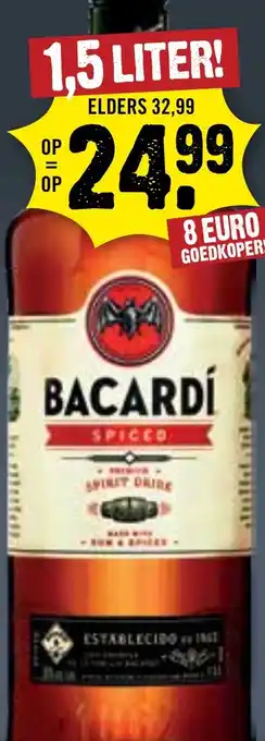 Dirck 3 Bacardi spiced aanbieding