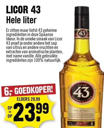 Dirck 3 Licor 43 aanbieding