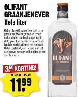 Dirck 3 Olifant graanjenever aanbieding