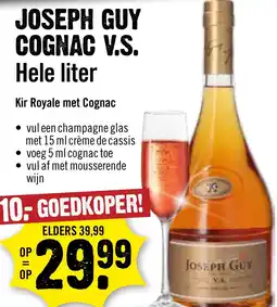 Dirck 3 Joseph Guy Cognac V.S. aanbieding